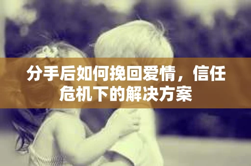 分手后如何挽回爱情，信任危机下的解决方案