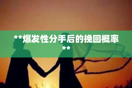 **爆发性分手后的挽回概率**