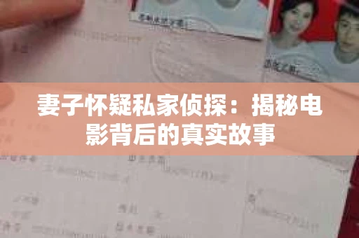 妻子怀疑私家侦探：揭秘电影背后的真实故事