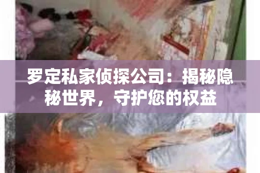 罗定私家侦探公司：揭秘隐秘世界，守护您的权益