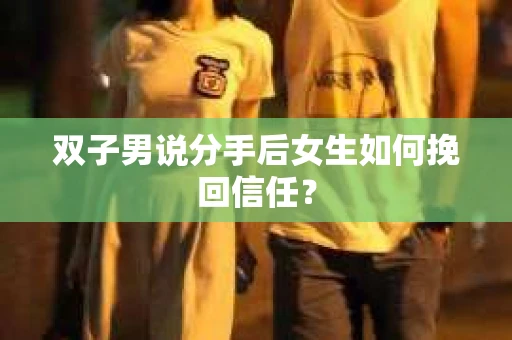 双子男说分手后女生如何挽回信任？