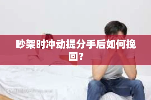 吵架时冲动提分手后如何挽回？
